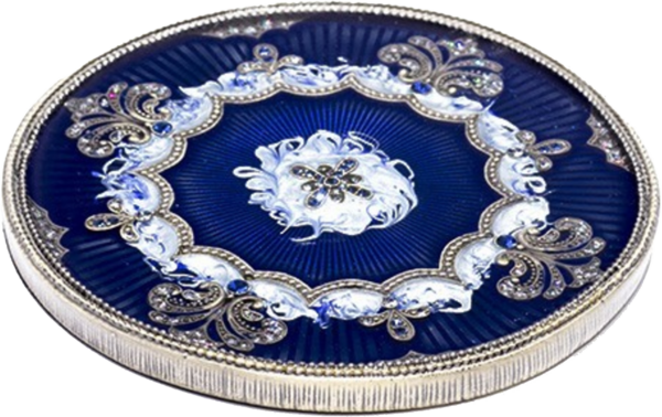 Picture of Blue Jeweled Wine Coaster