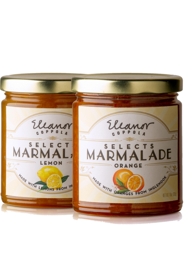 Two jars of Eleanor Selects Marmalade - Lemon and Orange