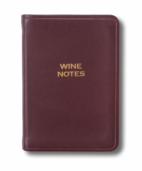 MINI GARNET LEATHER WINE JOURNAL